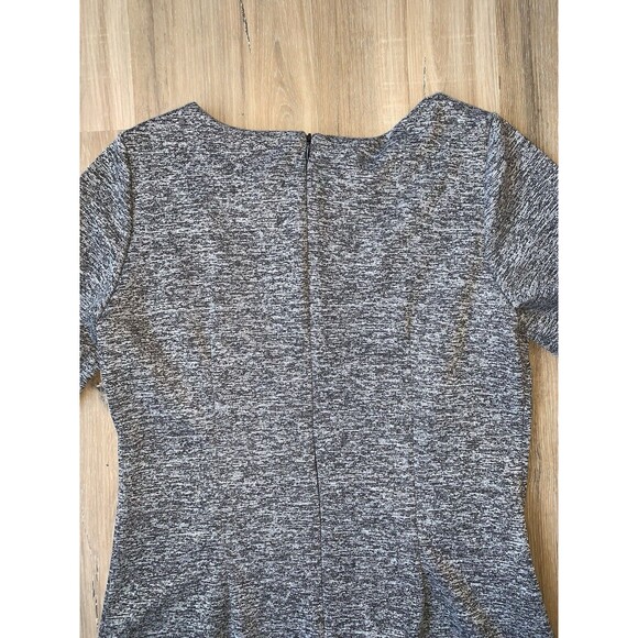 Emma & Michele Peek A Boo Fronted Bodycon Grey Dress with Half Sleeves Sz MEDIUM - Picture 14 of 16